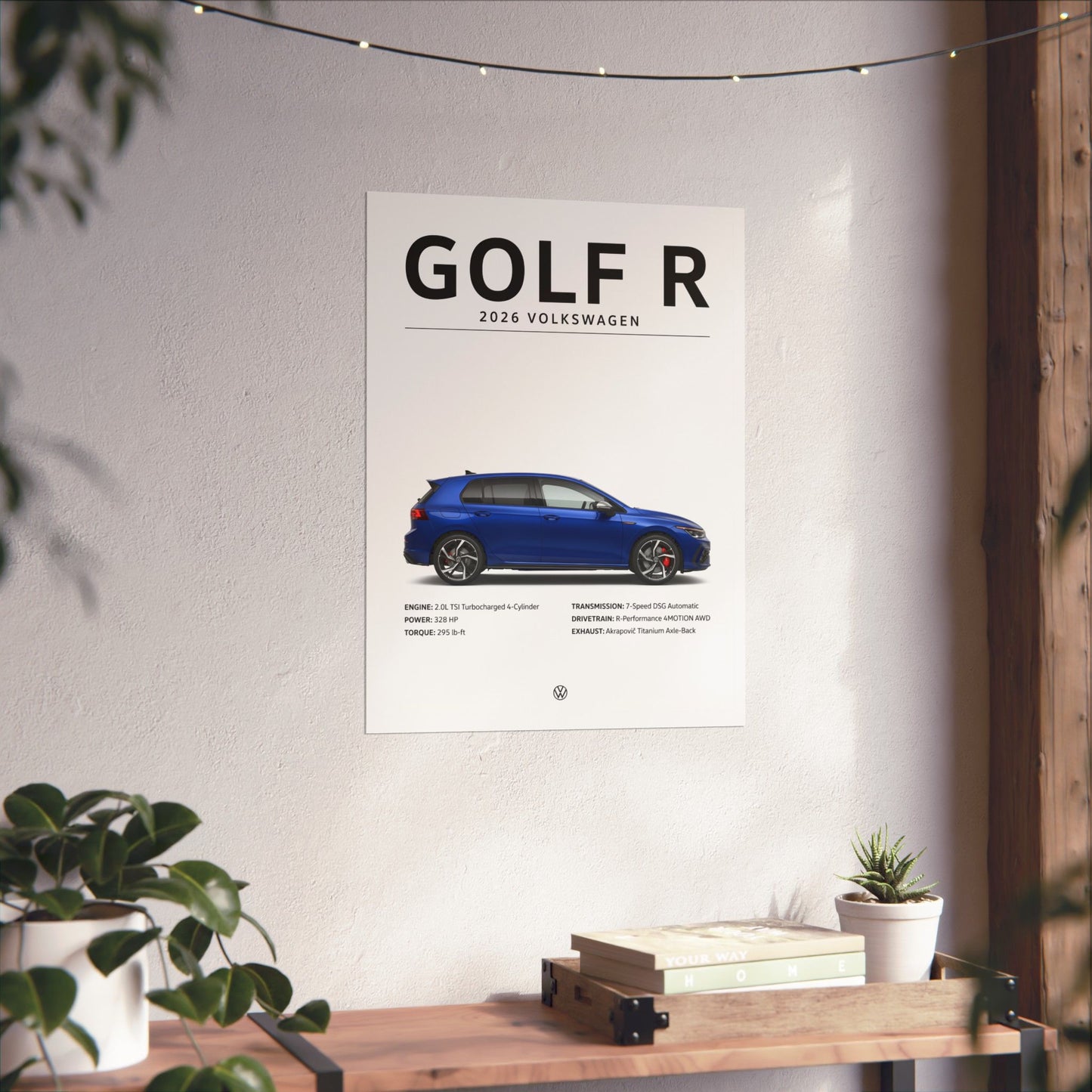 Golf R 2026 Volkswagen Poster